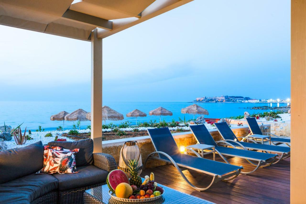 Espera Luxury Beach Front Residence With Pool & Bbq, By Thinkvilla Retimno Zewnętrze zdjęcie