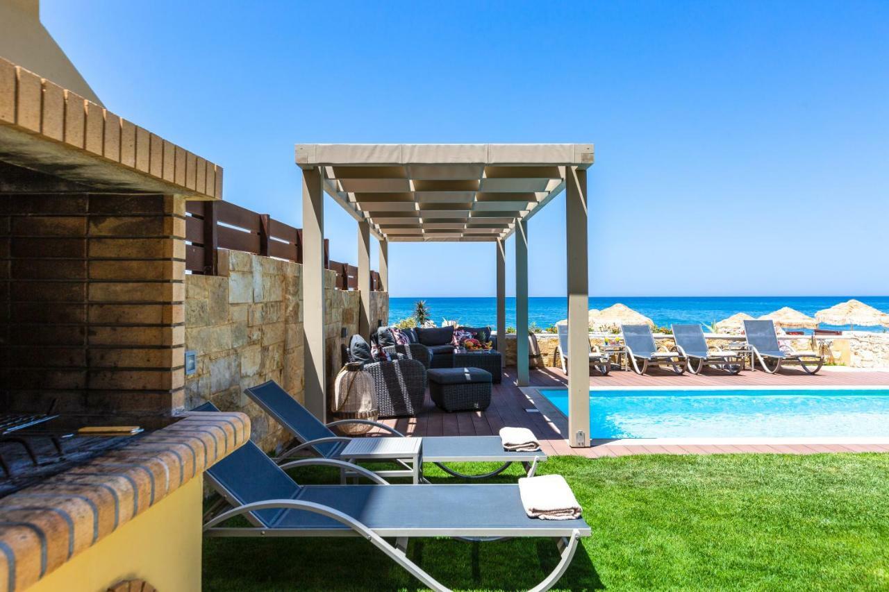 Espera Luxury Beach Front Residence With Pool & Bbq, By Thinkvilla Retimno Zewnętrze zdjęcie