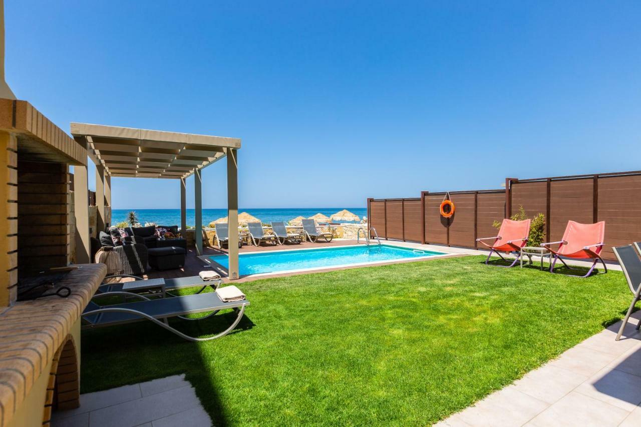 Espera Luxury Beach Front Residence With Pool & Bbq, By Thinkvilla Retimno Zewnętrze zdjęcie
