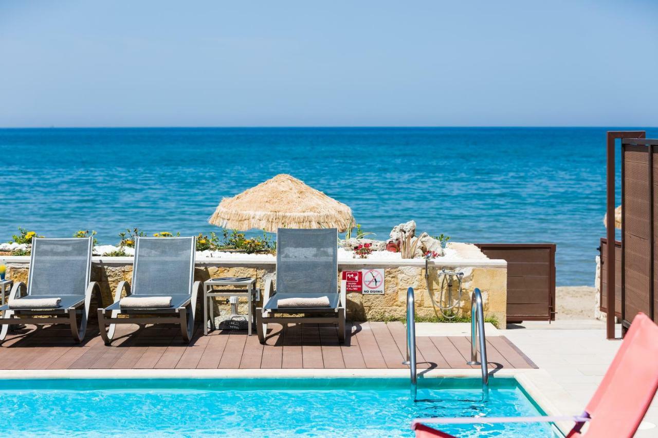 Espera Luxury Beach Front Residence With Pool & Bbq, By Thinkvilla Retimno Zewnętrze zdjęcie