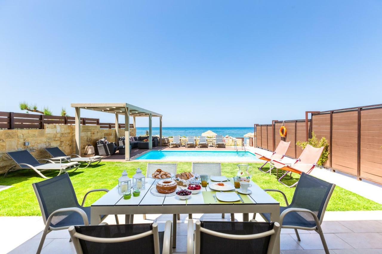 Espera Luxury Beach Front Residence With Pool & Bbq, By Thinkvilla Retimno Zewnętrze zdjęcie
