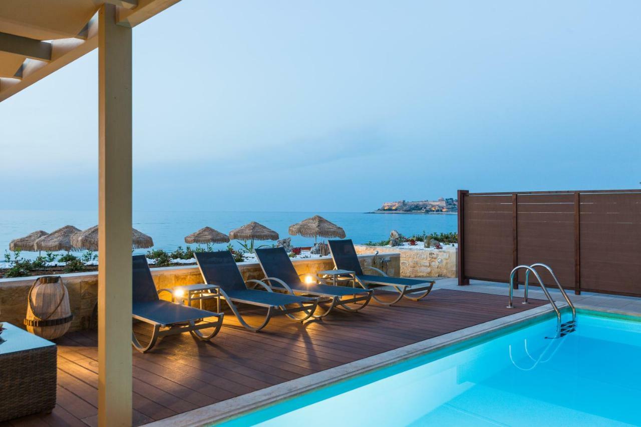 Espera Luxury Beach Front Residence With Pool & Bbq, By Thinkvilla Retimno Zewnętrze zdjęcie