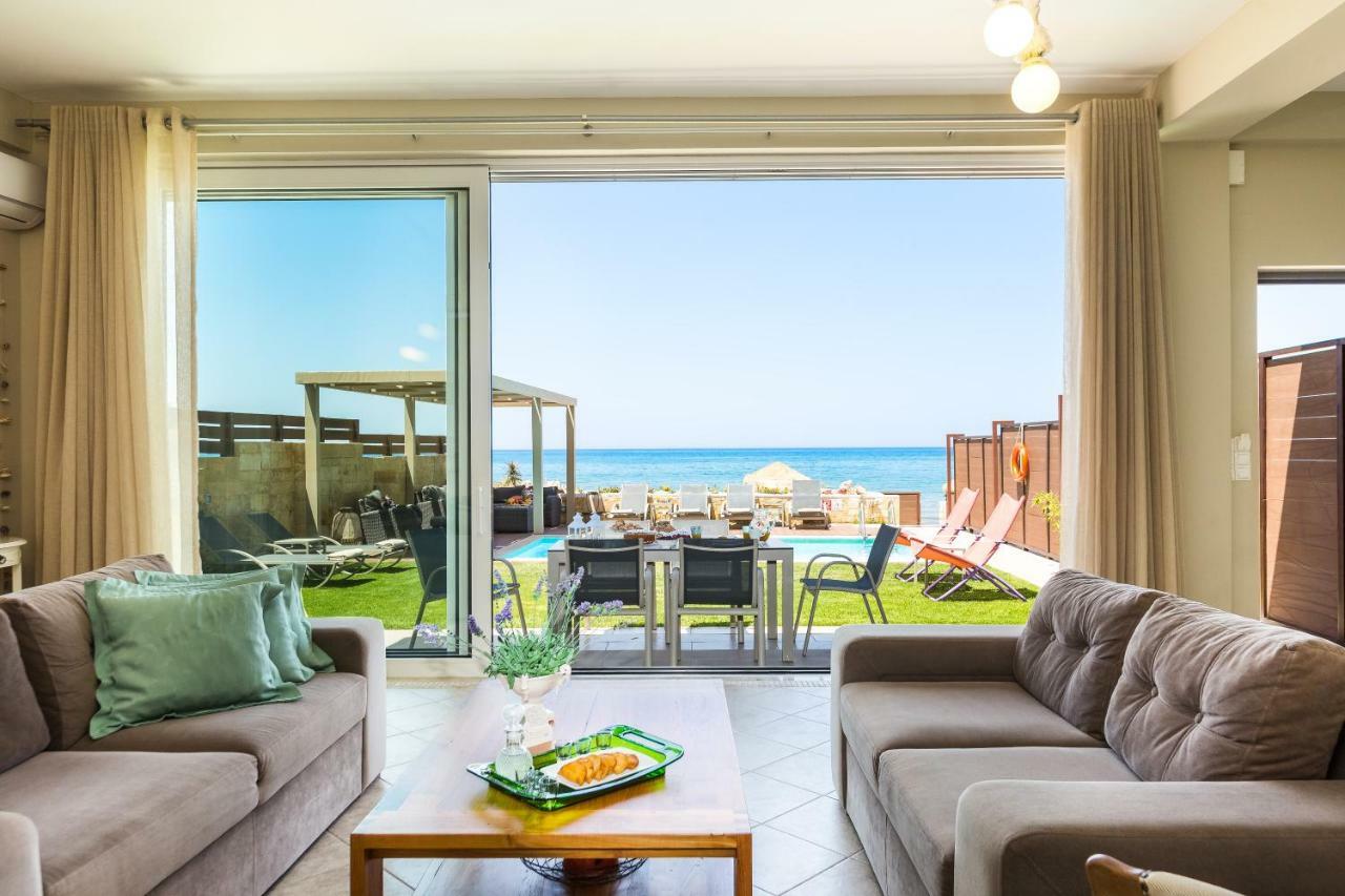 Espera Luxury Beach Front Residence With Pool & Bbq, By Thinkvilla Retimno Zewnętrze zdjęcie